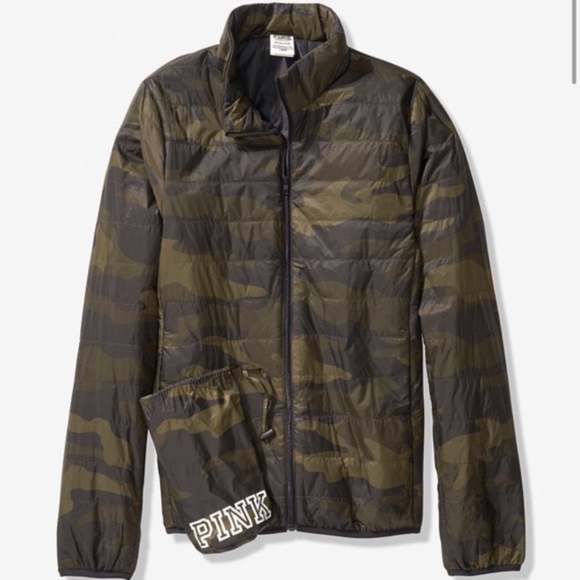 PINK Victoria’s Secret Packable Puffer Jacket NWT - Picture 7 of 8